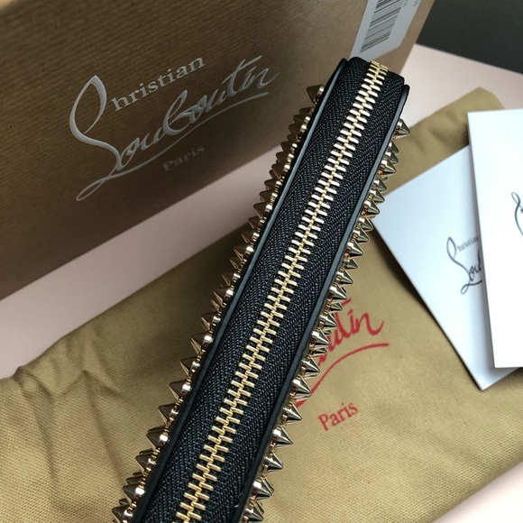 CHRISTIAN LOUBOUTIN-AUTHENTIC NWT Spike WALLET - Picture 5 of 15